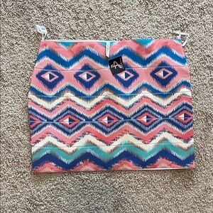 Colorful Zigzag Women's Pencil Skirt